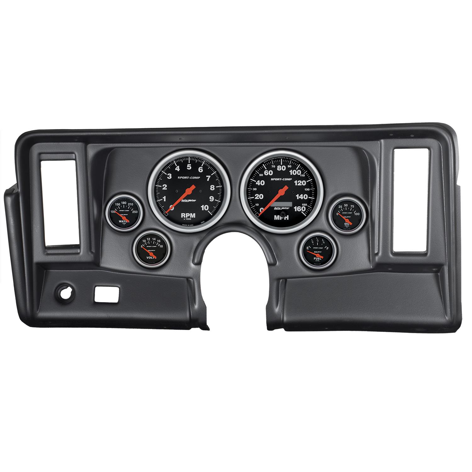 Autometer Sport-Comp 66-76 Nova Dash Kit 6pc Tach / MPH / Fuel / Oil / WTMP / Volt thumbnail 5