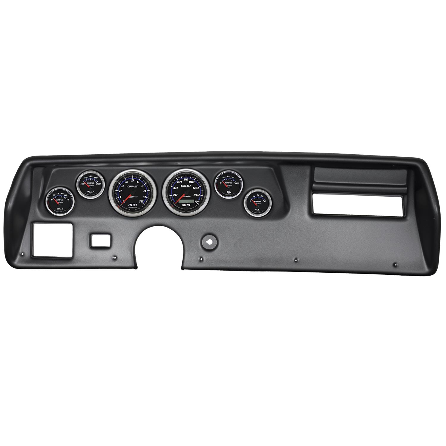 Autometer American Muscle Gauge Kit 6 Pc Chevelle SS/Monte 70-72 Tach/Mph/Fuel/Oilp/Wtmp/Volt thumbnail 2