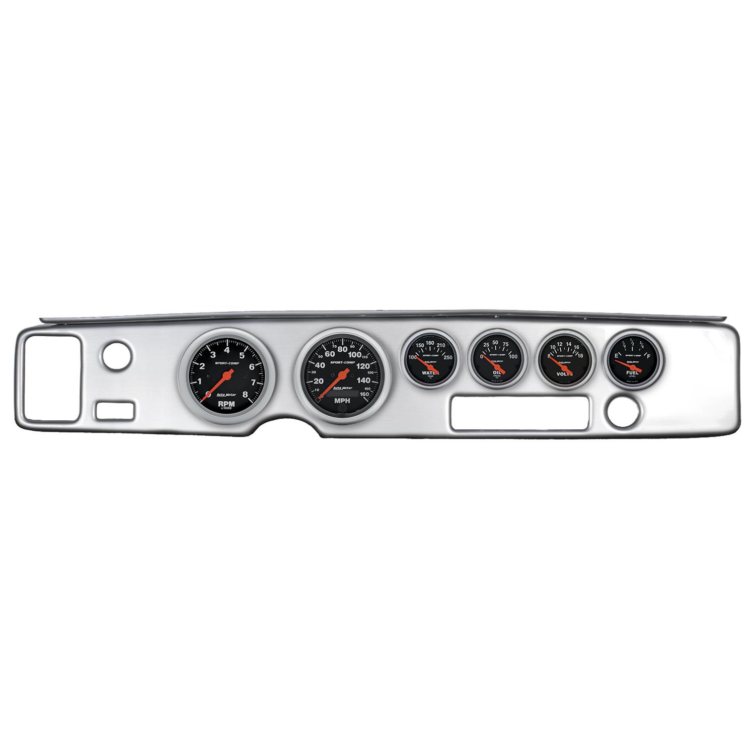 Autometer Sport-Comp 70-81 Firebird Dash Kit 6pc Tach / MPH / Fuel / Oil / WTMP / Volt thumbnail 6