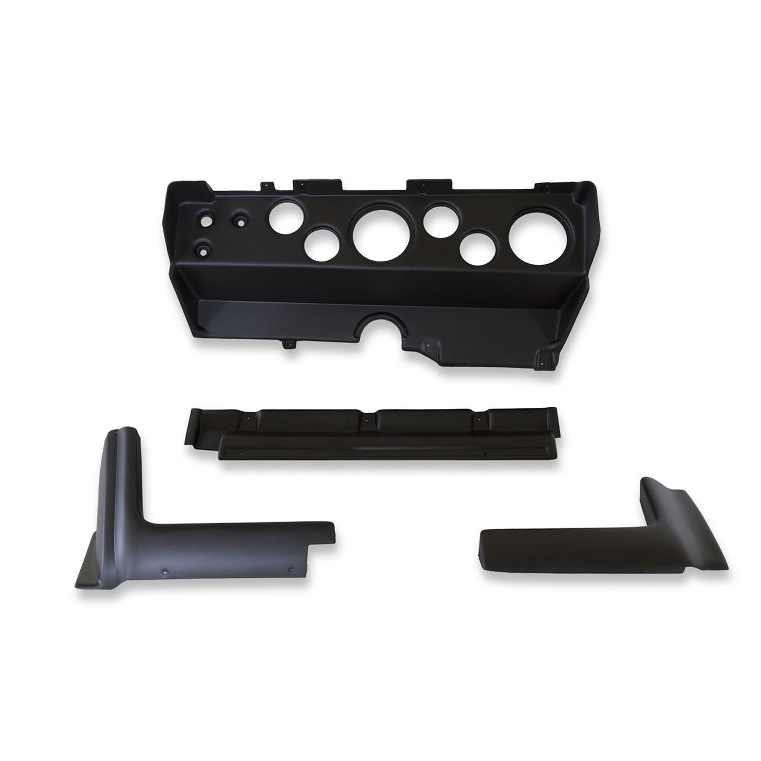 AutoMeter Chrono Series Gauge Kits for 1970-1974 CHALLENGER, CUDA - 7029-CH Kit, Direct Fit Dash Kit, Analog, Black Face, White Numbers, White Pointer, Dodge, Plymouth, Kit thumbnail 7
