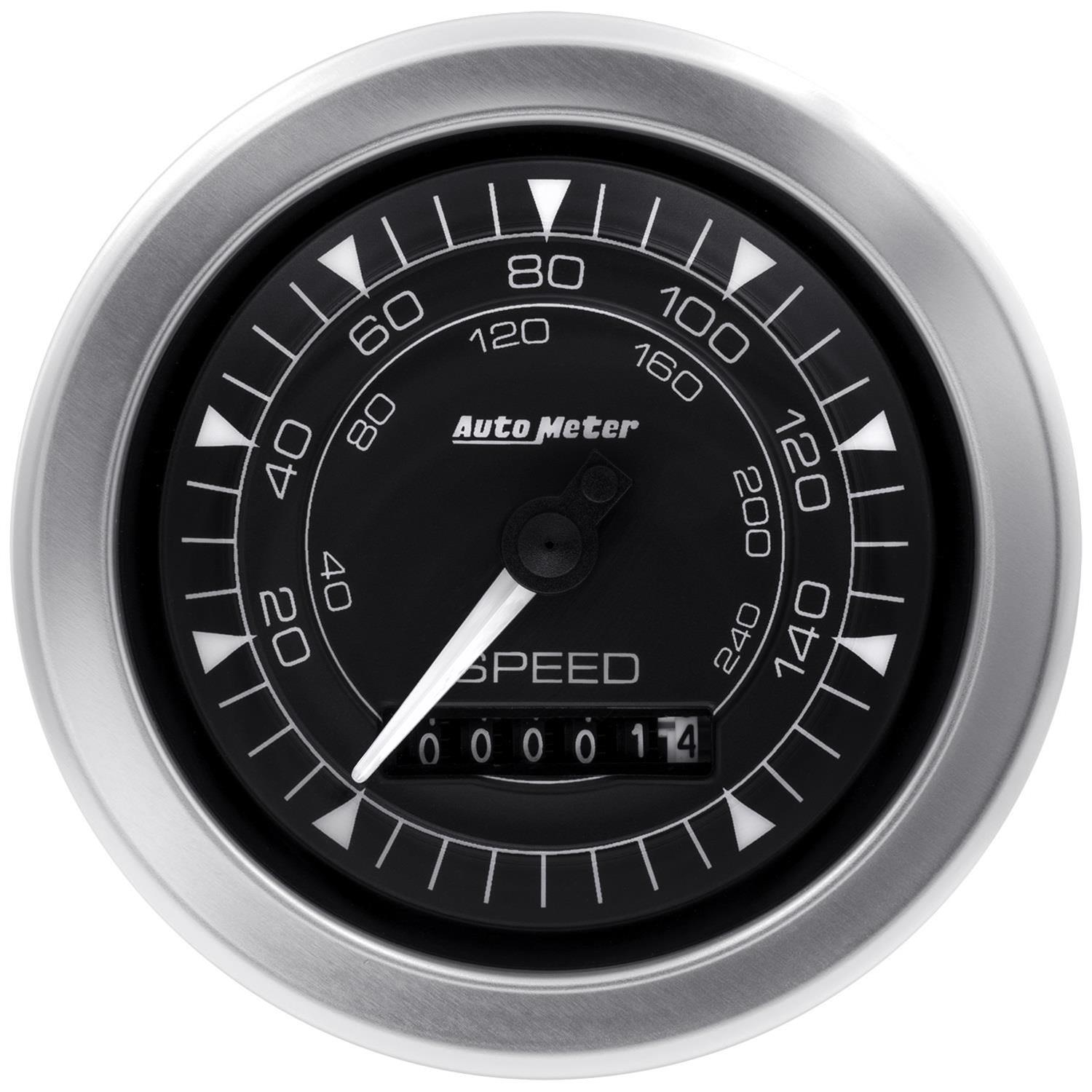 AutoMeter Chrono Series Gauge Kits 7032-CH Kit, Direct Fit Dash Kit, Analog, Black Face, White Numbers, White Pointer, Chevy, Kit thumbnail 5