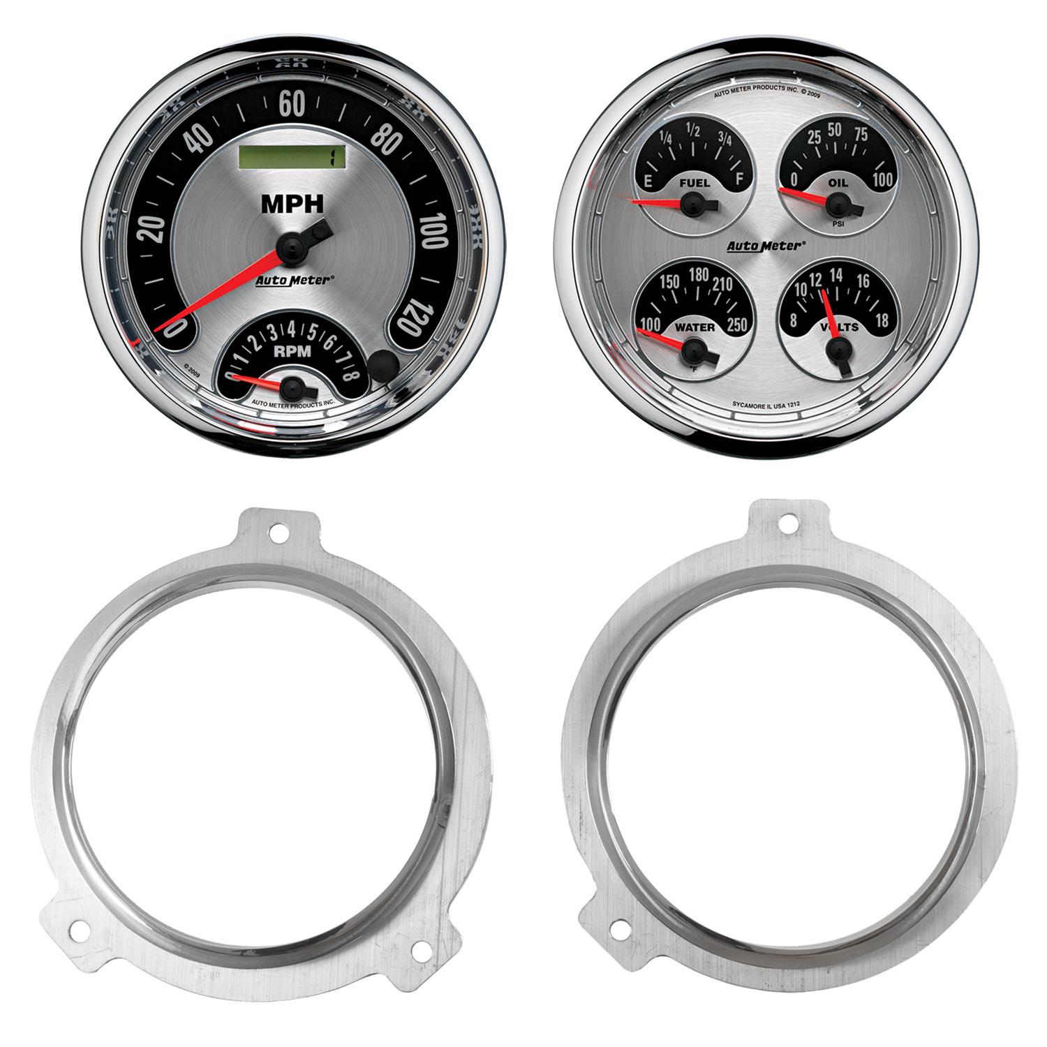 AutoMeter 703801 AutoMeter American Muscle Instrument Clusters