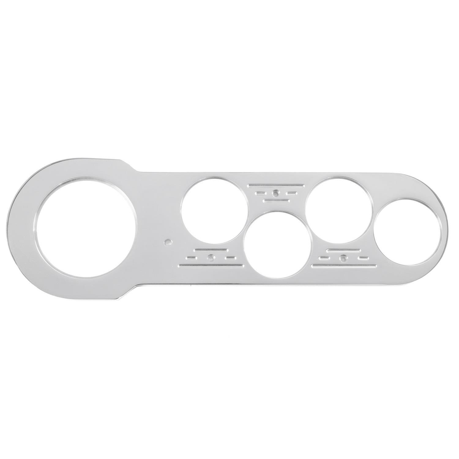 AutoMeter Arctic White Instrument Clusters 7042-AW Cluster, White, Analog, Speedometer, Oil Pressure, Water Temperature, Fuel Level, Voltmeter, Face, Polished Panel, Chevy, Kit thumbnail 7