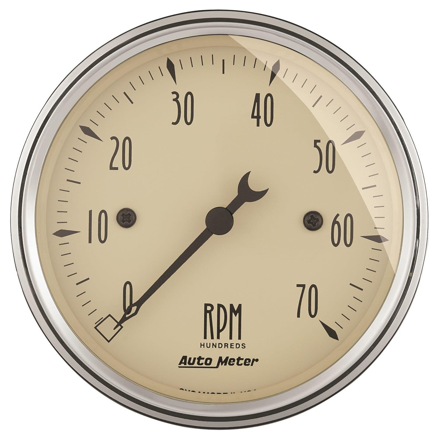 Autometer 6 Gauges Direct-Fit Dash Kit 64-66 Chevy - Antique Beige thumbnail 2