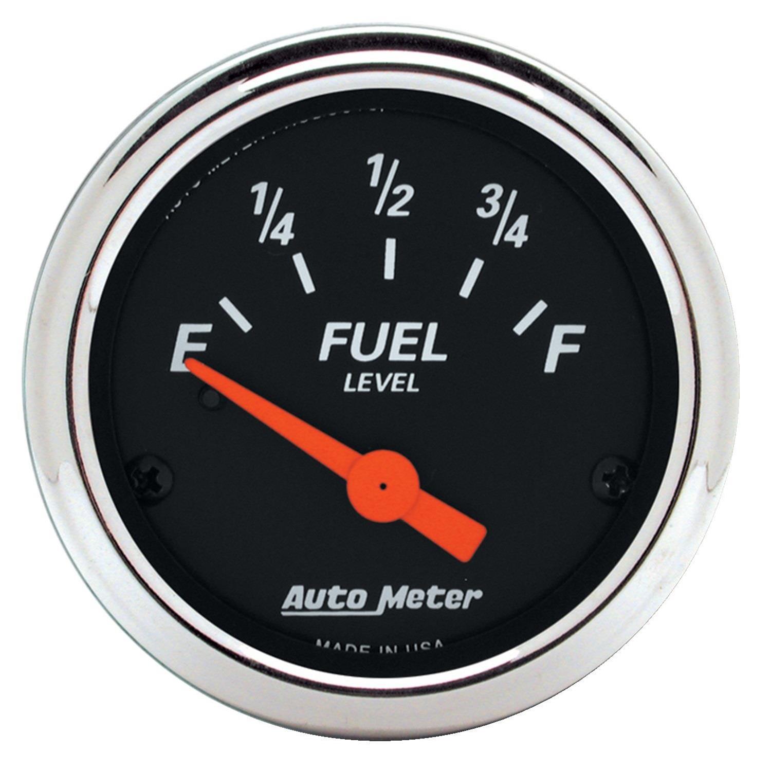 AutoMeter Designer Black Instrument Clusters 7043-DB Gauges, Cluster, Analog, Speedometer, Tach, Water Temperature, Fuel Level, Face, Polished Gauge Panel, Chevy, Kit thumbnail 7