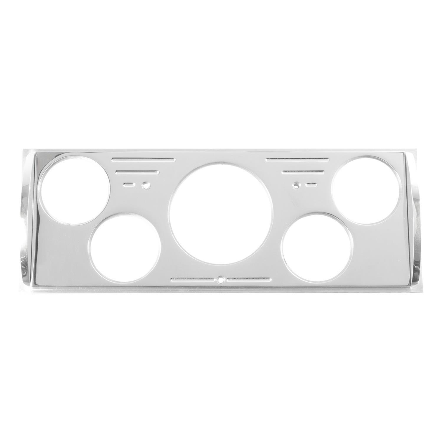 AutoMeter Arctic White Instrument Clusters 7057-AW Cluster, White, Analog, Speedometer, Oil Pressure, Water Temperature, Fuel Level, Voltmeter, Polished Gauge Panel, Chevy, GMC, Kit thumbnail 7