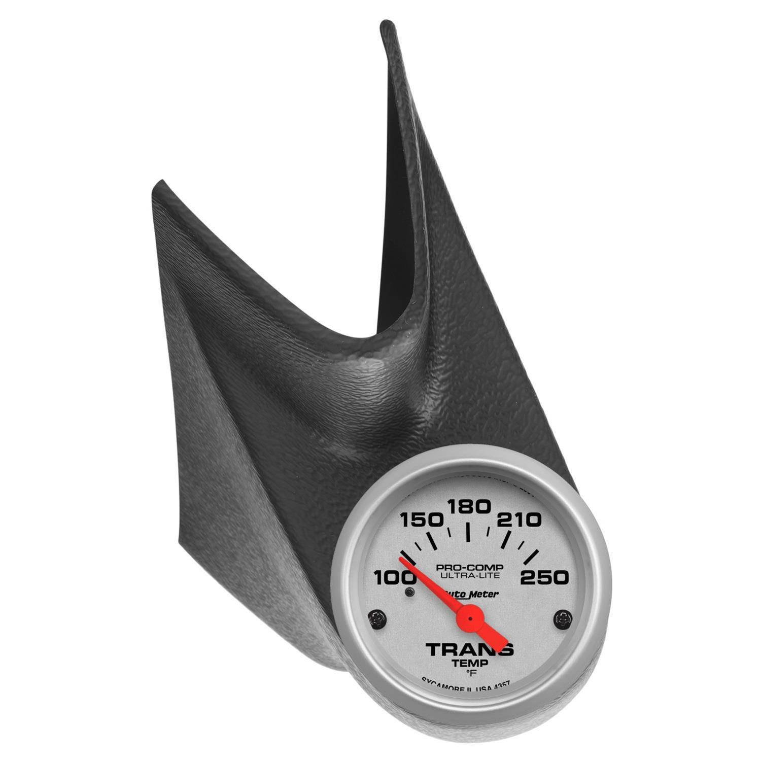 AutoMeter Diesel Gauge Kit A-Pillar Ford 99-07 Trans Temp 250 Deg. F Ultra-Lite thumbnail 2