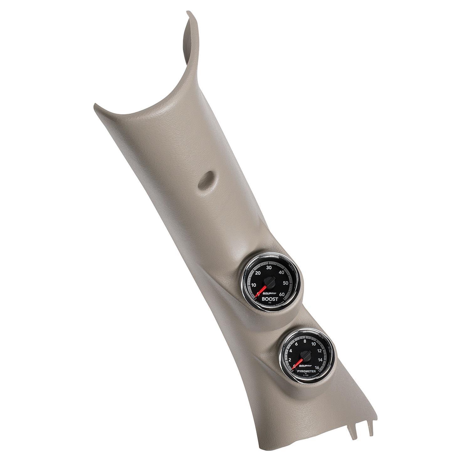 Autometer 10-12 Dodge Ram Gen4 Factory Match Dual Pillar Gauge Kit thumbnail 3
