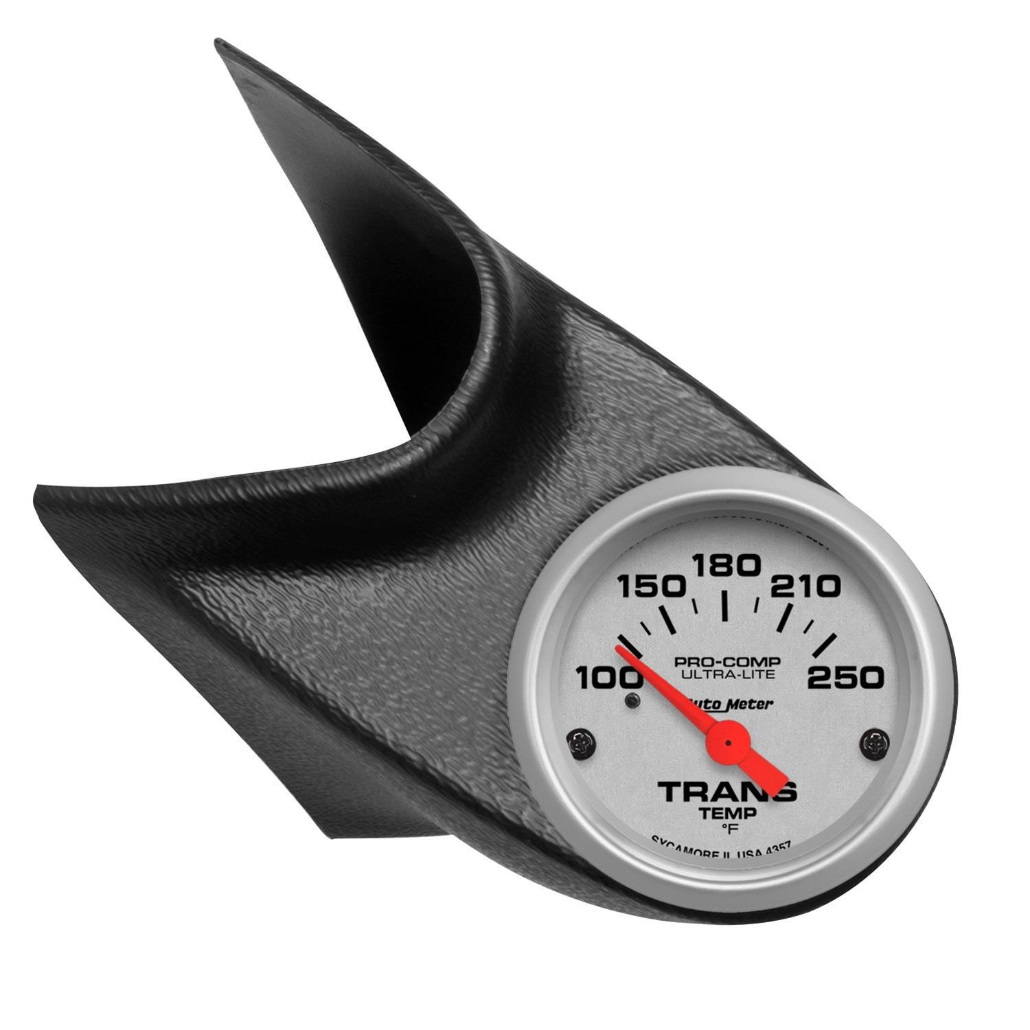 AutoMeter Diesel Gauge Kit A-Pillar Gm 99-07 Trans Temp 250 Deg. F Ultra-Lite thumbnail 2