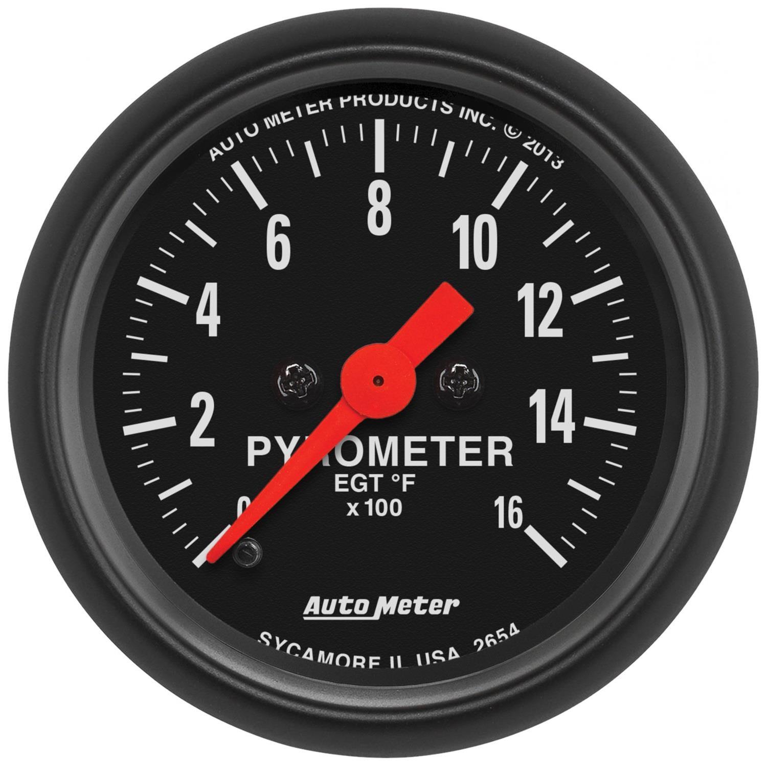 AutoMeter Diesel Gauge Kit A-Pillar W/Spkr Ram 98-02 Boost/Egt 35PSI/1600 Deg. F Z Series