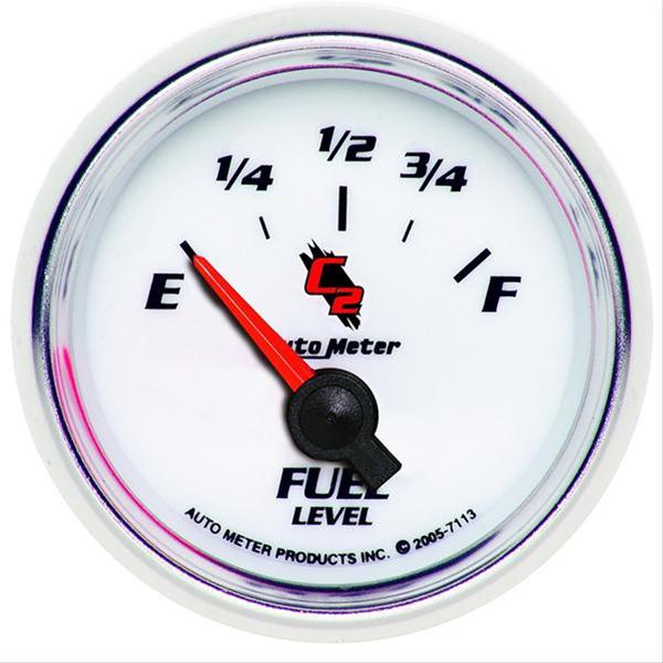 AutoMeter Gauge Fuel Level 2-1/16in. 0 Ohm(e) to 90 Ohm(f) Elec C2