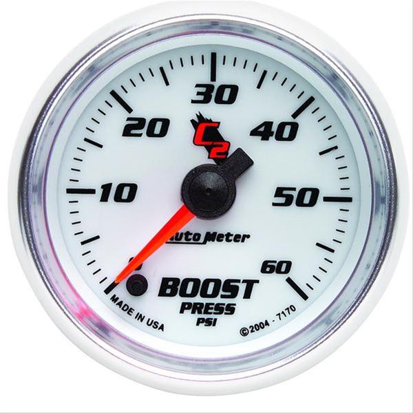 AutoMeter Gauge Boost 2-1/16in. 60PSI Digital Stepper Motor C2