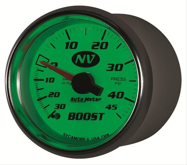 Autometer 52mm Mechanical 30 In Hg-Vac/45 PSI Vacuum / Boost Gauge thumbnail 4
