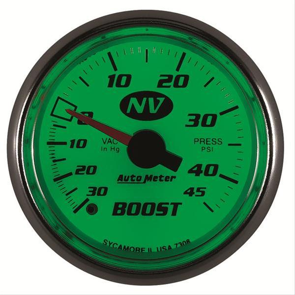 Autometer 52mm Mechanical 30 In Hg-Vac/45 PSI Vacuum / Boost Gauge thumbnail 2