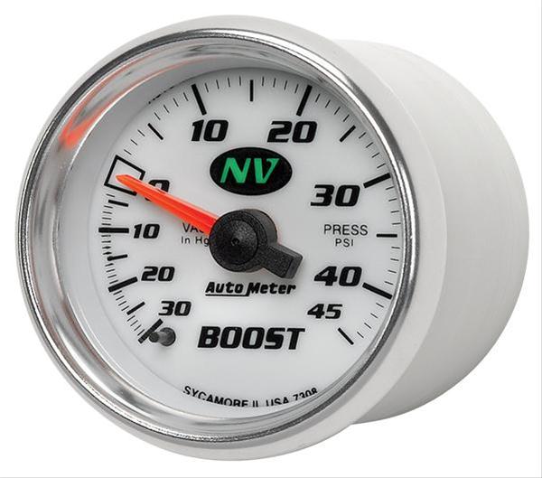 Autometer 52mm Mechanical 30 In Hg-Vac/45 PSI Vacuum / Boost Gauge thumbnail 3