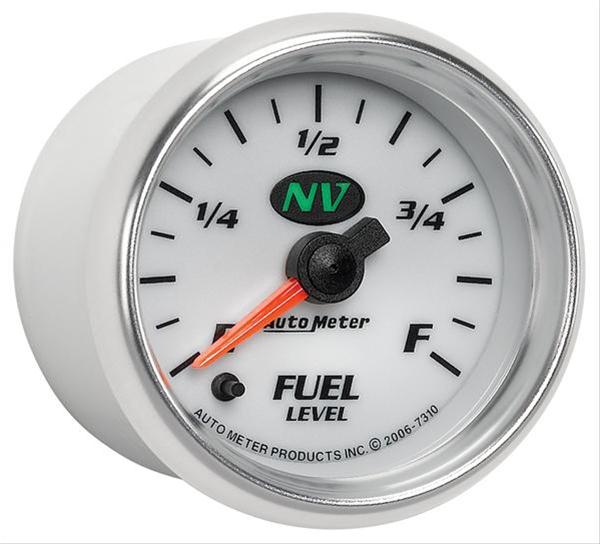 AutoMeter Gauge Fuel Level 2-1/16in. 0-280 Ohm Programmable NV thumbnail 5