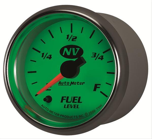 AutoMeter Gauge Fuel Level 2-1/16in. 0-280 Ohm Programmable NV thumbnail 3