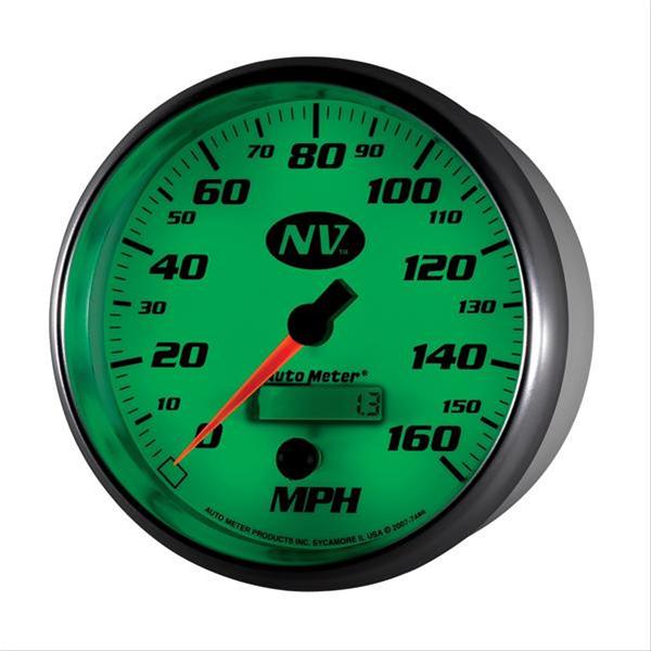 AutoMeter Gauge Speedometer 5in. 160MPH Elec. Programmable NV thumbnail 6