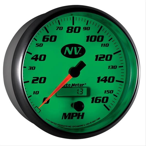 AutoMeter Gauge Speedometer 5in. 160MPH Elec. Programmable NV thumbnail 5