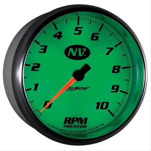 AutoMeter Gauge Tachometer 5in. 10K RPM In-Dash NV thumbnail 6