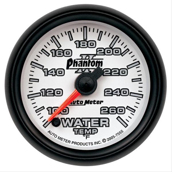 AutoMeter 7555 AutoMeter Phantom II Analog Gauges Summit Racing