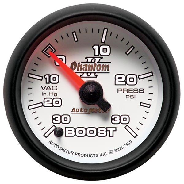 AutoMeter 7559 AutoMeter Phantom II Analog Gauges Summit Racing