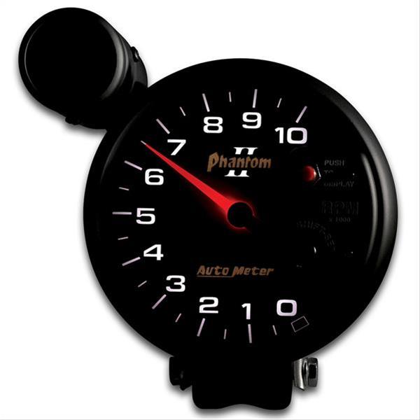 Autometer 5 inch Pedestal Mount 10000 RPM Shift-Lite Tachometer thumbnail 6