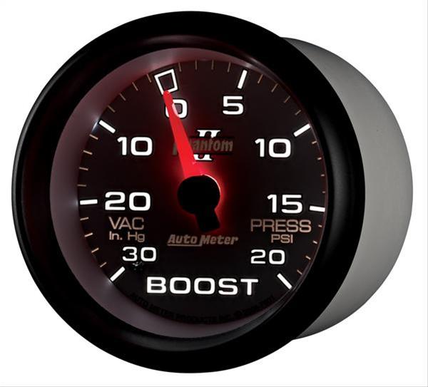 AutoMeter Gauge Vac/Boost 2-5/8in. 30Inhg-20PSI Mechanical Phantom II thumbnail 6