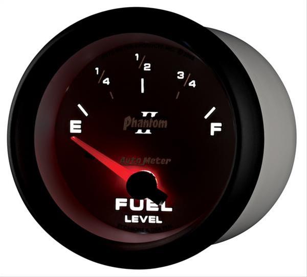 AutoMeter Gauge Fuel Level 2-5/8in. 240 Ohm(e) to 33 Ohm(f) Elec Phantom II thumbnail 6