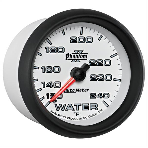 Autometer Phantom II 2-5/8in 120-240 Degree F Mechanical Water Gauge thumbnail 2