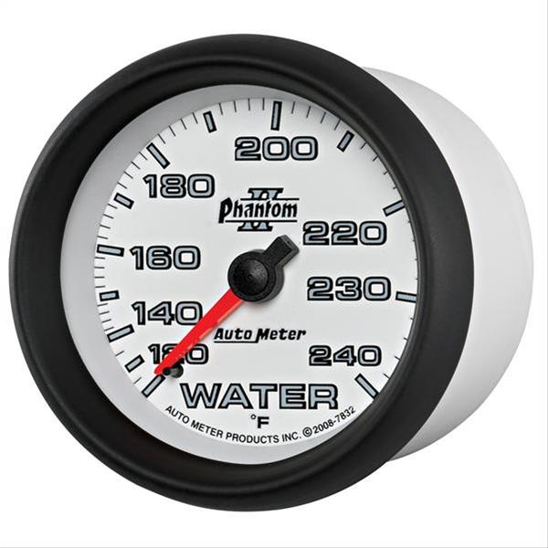 Autometer Phantom II 2-5/8in 120-240 Degree F Mechanical Water Gauge thumbnail 3