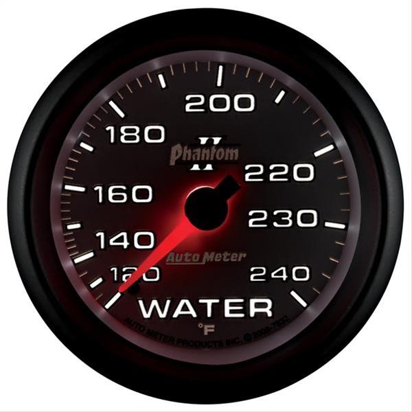 Autometer Phantom II 2-5/8in 120-240 Degree F Mechanical Water Gauge thumbnail 4