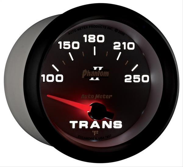 AutoMeter Gauge Transmission Temp 2-5/8in. 100-250 Deg. F Electric Phantom II thumbnail 4