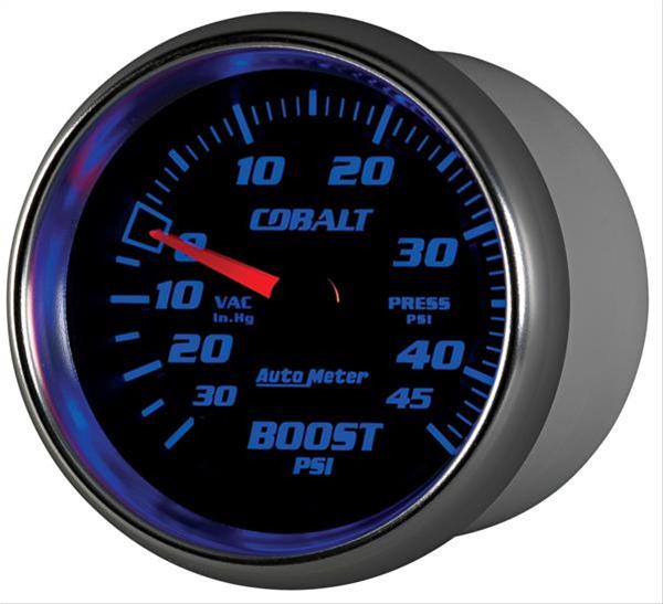 AutoMeter Gauge Vac/Boost 2-5/8in. 30Inhg-45PSI Mechanical Cobalt thumbnail 6