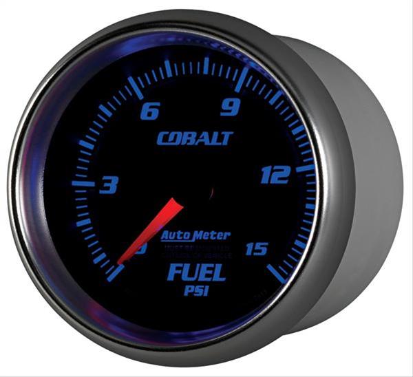 Autometer Cobalt 2-5/8in Mechanical Fuel Pressure Gauge 0-15 PSI thumbnail 6