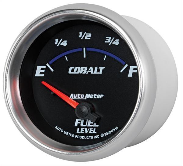 Autometer Cobalt 66.7mm 240-33 ohms Short Sweep Electronic Fuel Level Gauge thumbnail 5
