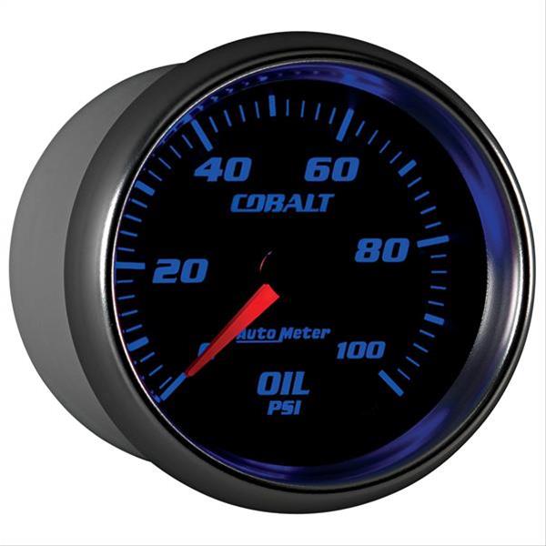 Autometer Cobalt 66mm 0-100 PSI Oil Pressure Gauge thumbnail 3