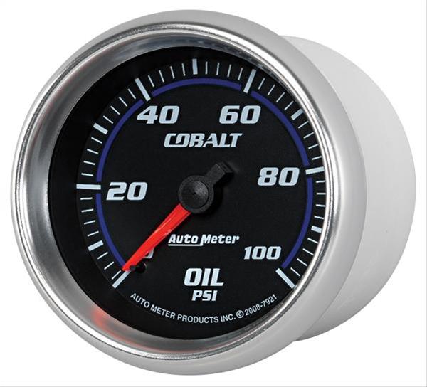 Autometer Cobalt 66mm 0-100 PSI Oil Pressure Gauge thumbnail 5