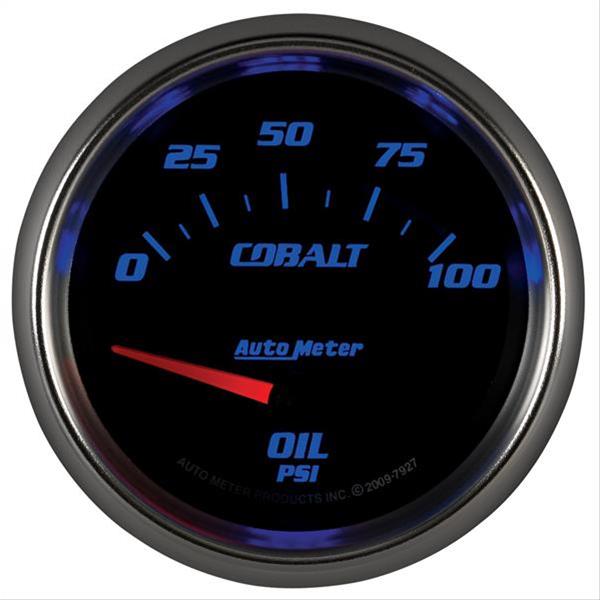 Autometer Cobalt 66.7mm 0-100 PSI Oil Pressure Gauge thumbnail 3