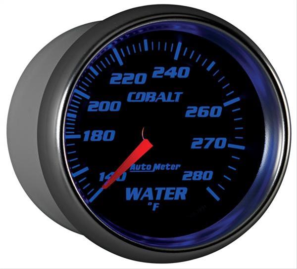 Autometer Cobalt 66.7mm 140-280 degree F. Water Temperature Gauge thumbnail 4