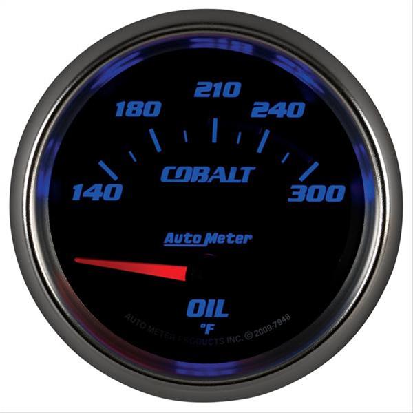 Autometer Cobalt 66.7mm 140-300 Degree F Electric Oil Temperature Gauge thumbnail 2