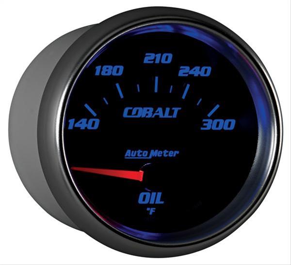 Autometer Cobalt 66.7mm 140-300 Degree F Electric Oil Temperature Gauge thumbnail 4