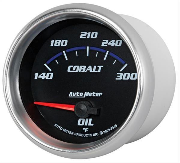 Autometer Cobalt 66.7mm 140-300 Degree F Electric Oil Temperature Gauge thumbnail 5