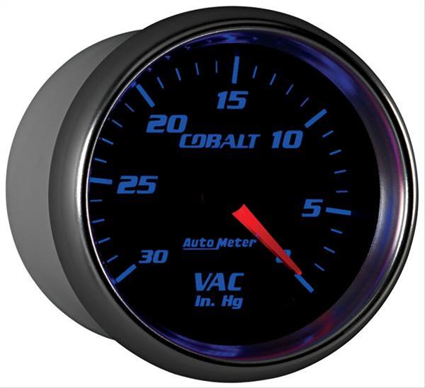 Autometer Cobalt 2-5/8in. / 0-30 IN HG / Mechanical Vacuum Gauge thumbnail 3