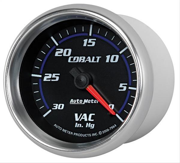 Autometer Cobalt 2-5/8in. / 0-30 IN HG / Mechanical Vacuum Gauge thumbnail 5