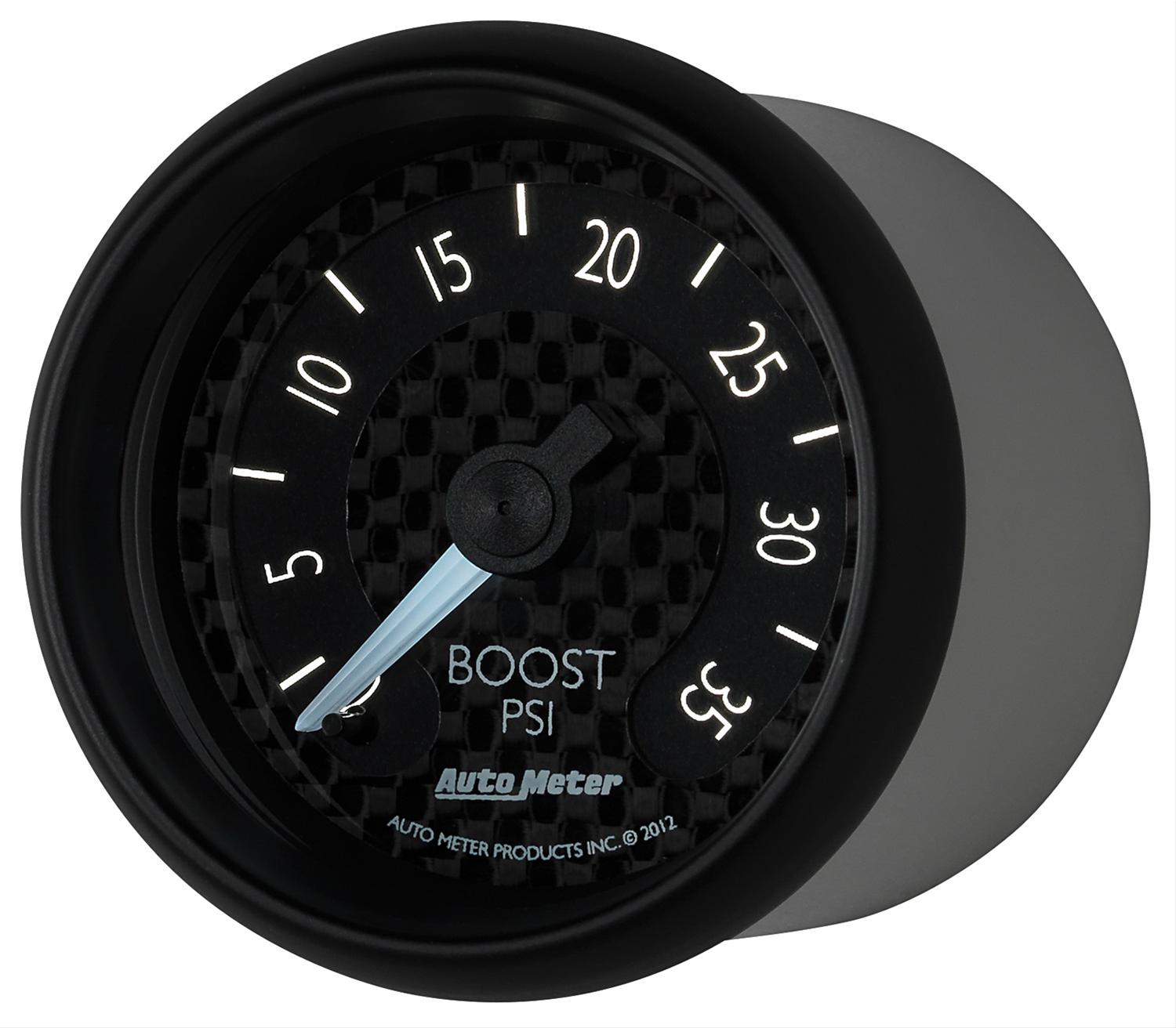 Autometer GT Series 52mm Mechanical 0-35 psi Boost Gauge thumbnail 6