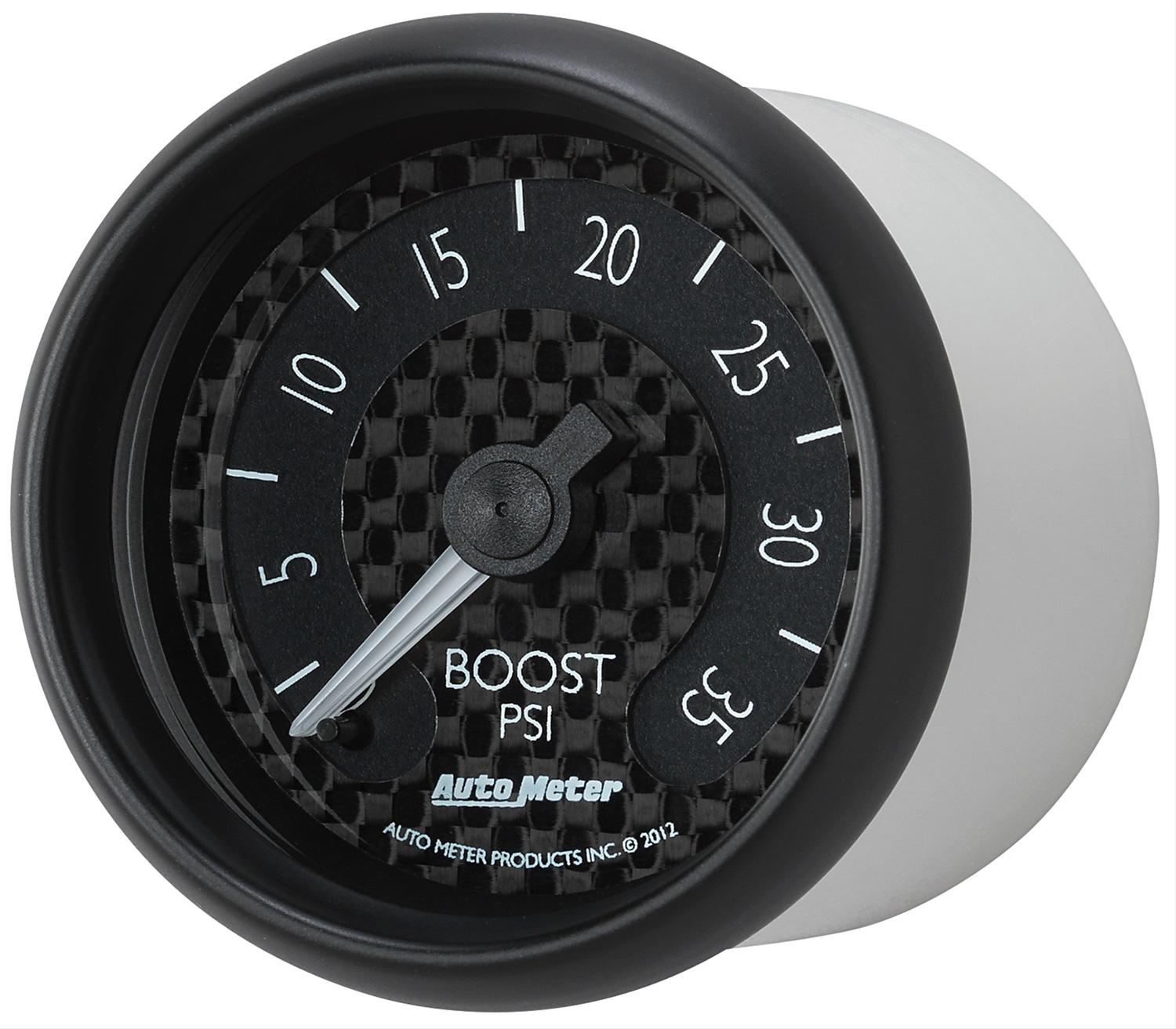 Autometer GT Series 52mm Mechanical 0-35 psi Boost Gauge thumbnail 5