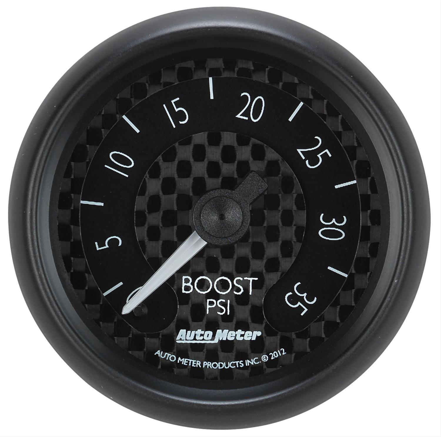 Autometer GT Series 52mm Mechanical 0-35 psi Boost Gauge