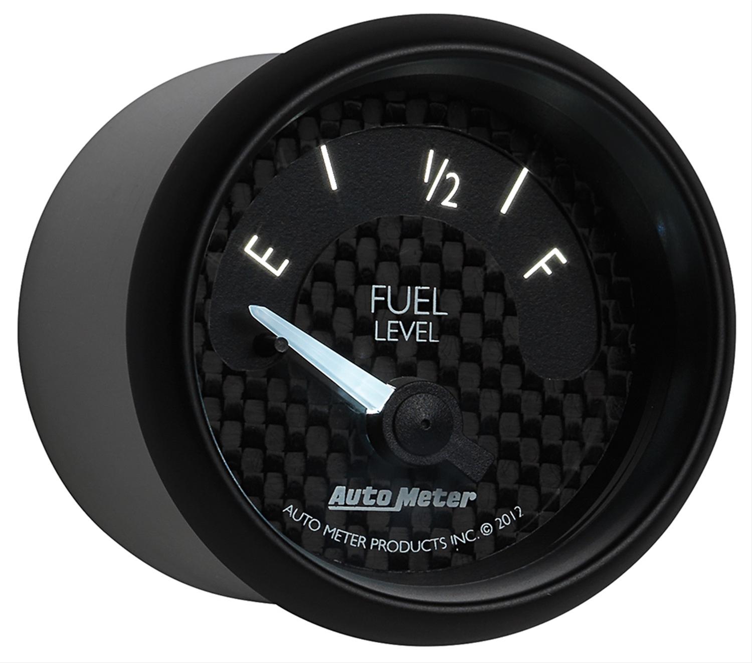 Autometer GT Series 52mm Short Sweep Electronic 73-10 ohms Fuel Level (For most Ford and Chrysler) thumbnail 3