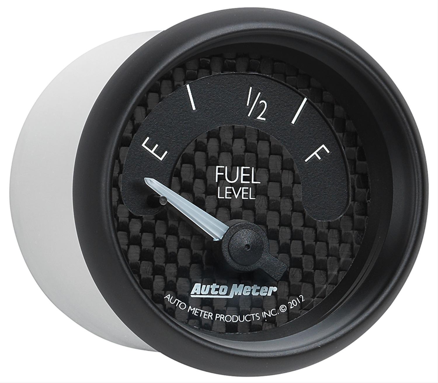 Autometer GT Series 52mm Short Sweep Electronic 73-10 ohms Fuel Level (For most Ford and Chrysler) thumbnail 6
